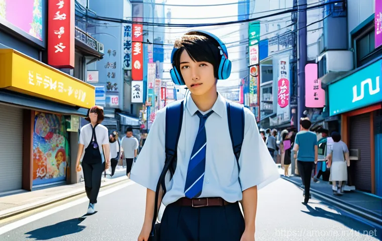 일본영화  너의 이름은  OST와 음악 분석 - **Prompt:** An imaginative and grand concert hall scene, where a live orchestra performs the magnifi...