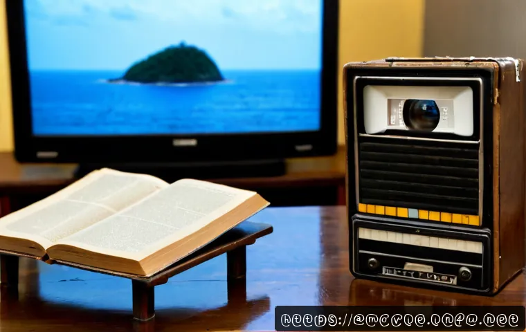 Home 17 일본영화 배틀로얄 과 원작 소설 차이 - Photorealistic cinematic comparison scene, a worn paperback novel lying open on a wooden classroom d...